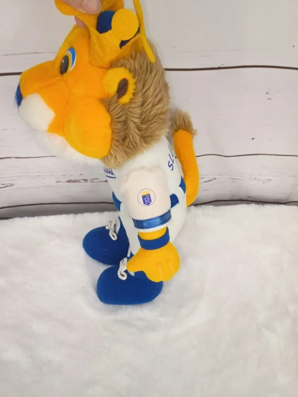 Kansas City Royals Sluggerrr Mascot Plush 12
